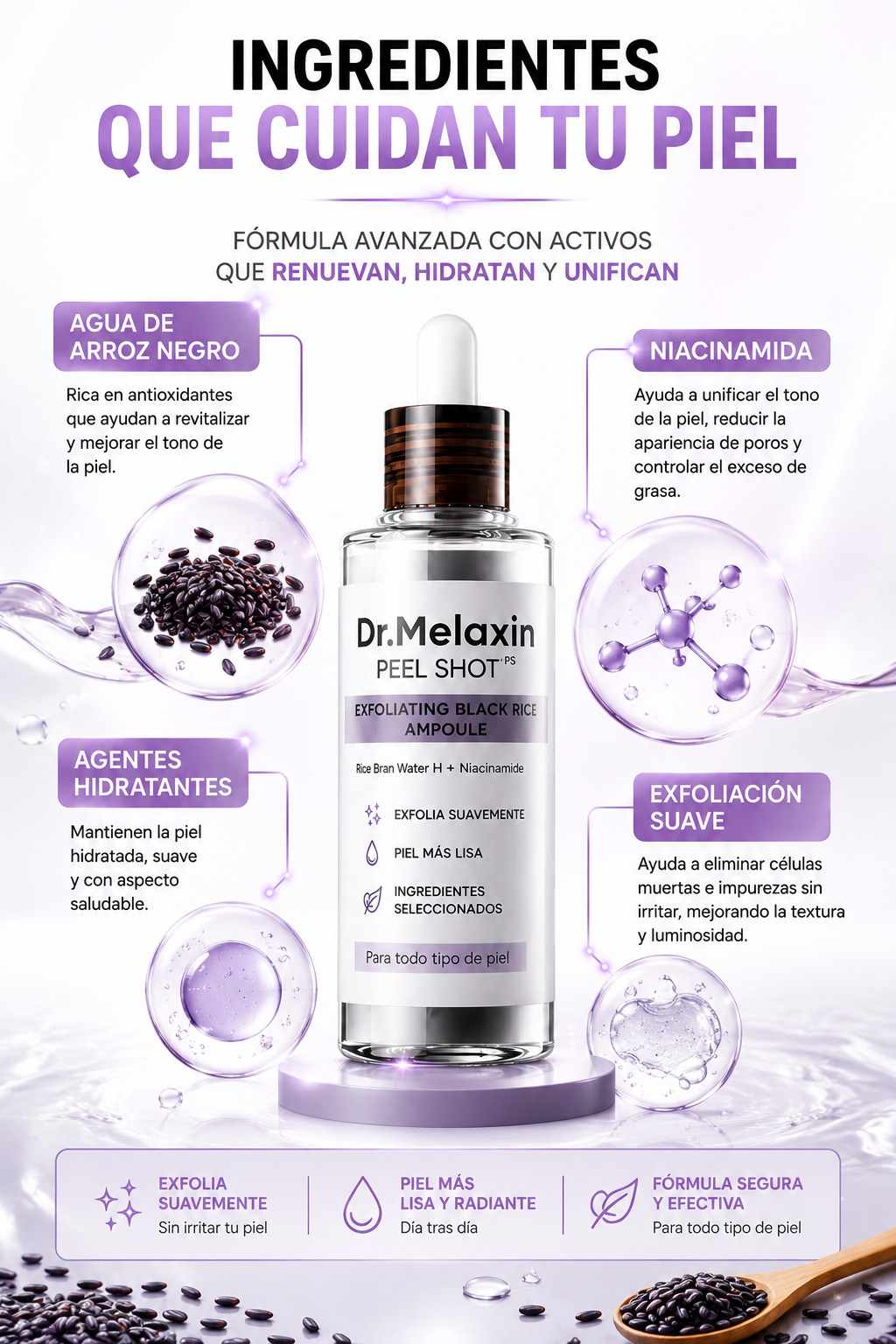 Dr. Melaxin - Tratamiento Exfoliante para una Piel Radiante
