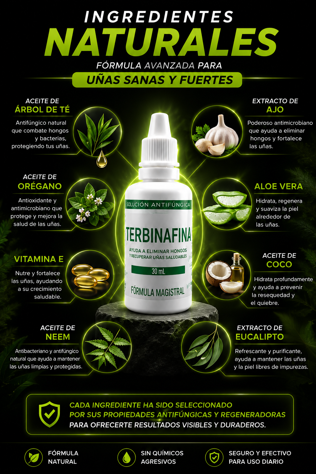 Terbinafina 8% Antihongos para Uñas