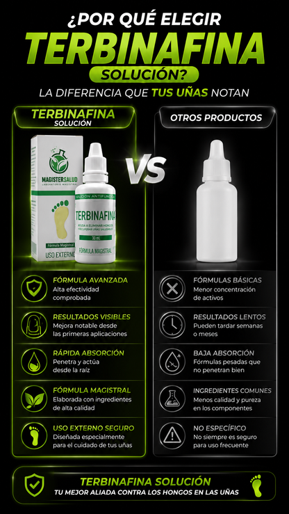 Terbinafina 8% Antihongos para Uñas